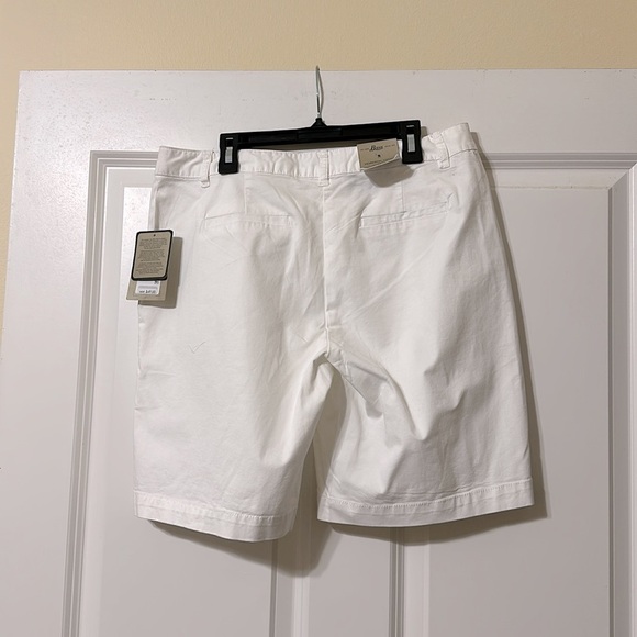 NWT GH BASS Horizon Chino 9” Relaxed Fit White Shorts, Women’s Size 6 - Picture 2 of 11